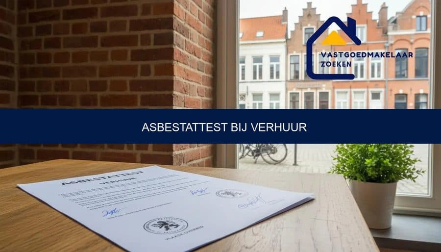 Verhuurder bezorgt een asbestattest aan de huurder