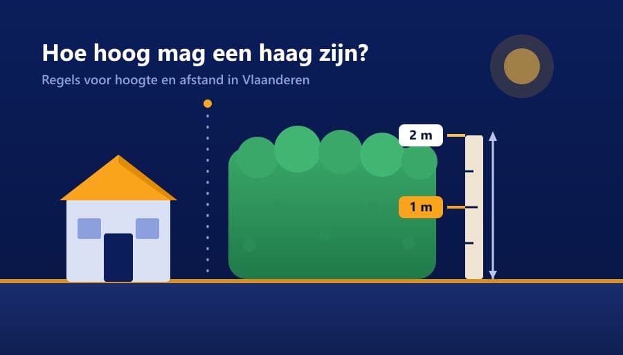 hoe hoog mag een haag zijn