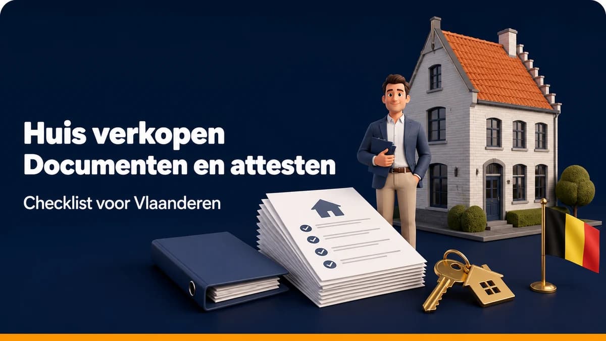 Huis verkopen met de verplichte documenten en attesten in Vlaanderen