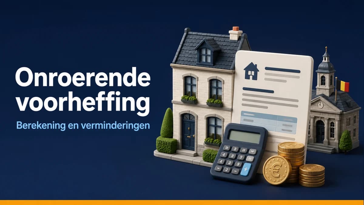 Woning, aanslagbiljet en calculator voor de onroerende voorheffing in Vlaanderen